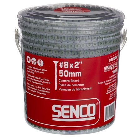 SENCO Cement Board Screw 2"L 08T200W